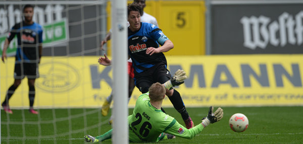 Jens Wemmer im Spiel SCP - SSV Jahn Regensburg, 14.04.2013.